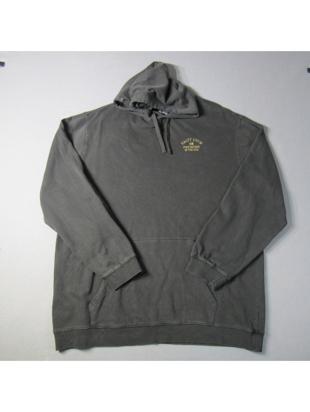 NWT Salty Crew Even Keel Vintage Fleece Hoodie Men's XXL Vintage Black